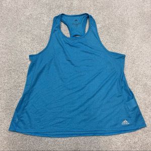 Adidas Women's Blue Sleeveless Tank Top Size Large